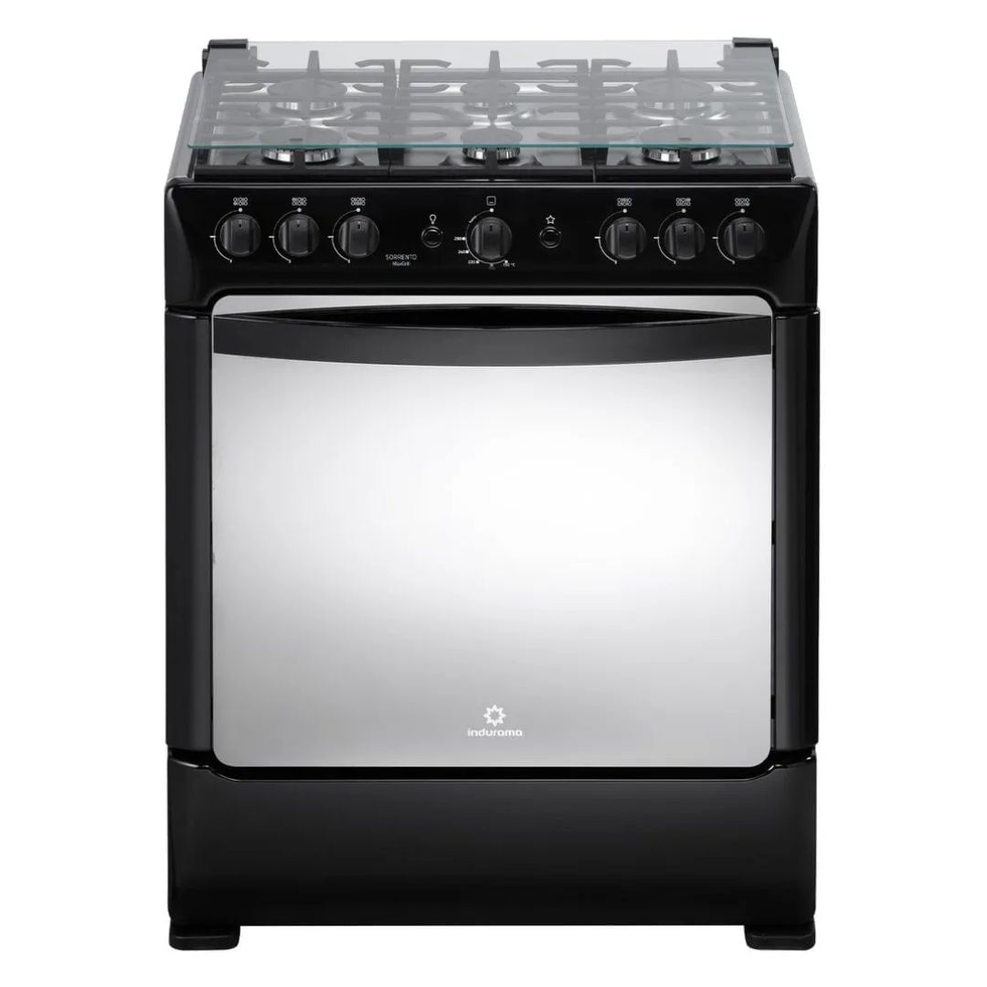 Cocina Indurama A Gas Negro 6 Q Sorrento Maxgrill Zafiro