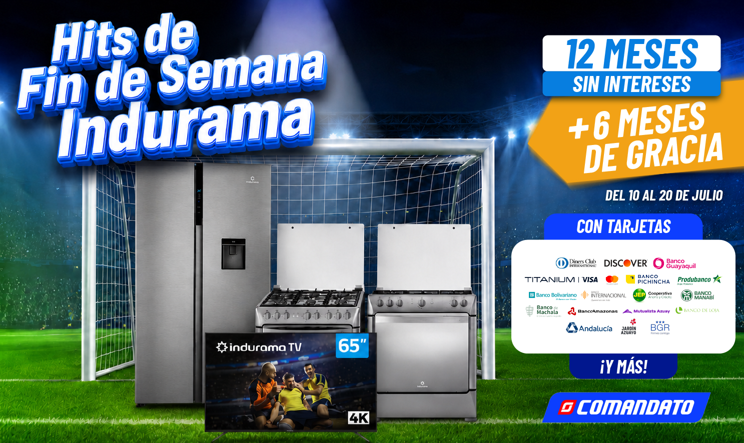 Hits de fin de semana Indurama ​